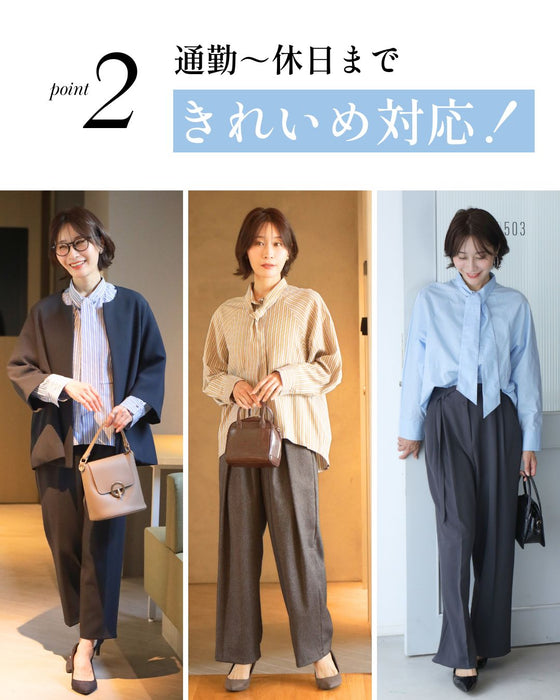シャツ苦手さんへ 女っぽ好印象 ボウタイシャツ