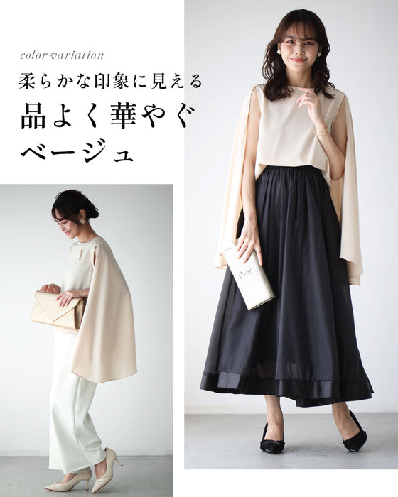 働く女性の レセプションブラウス