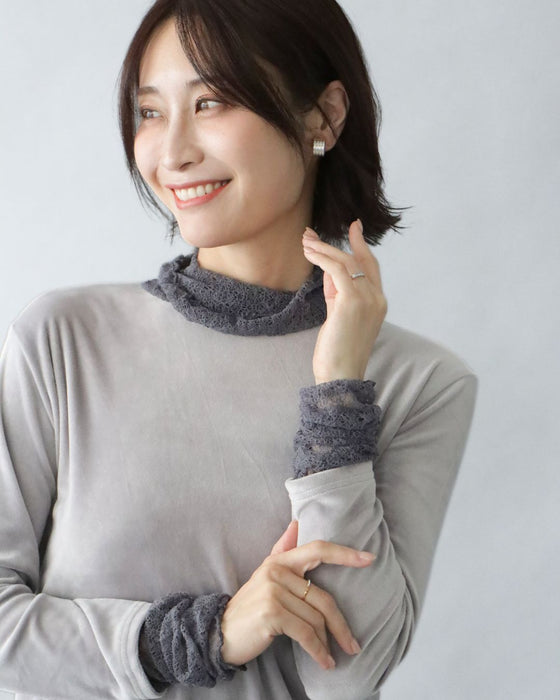 重ね着用インナー 冬のワンポイントお洒落