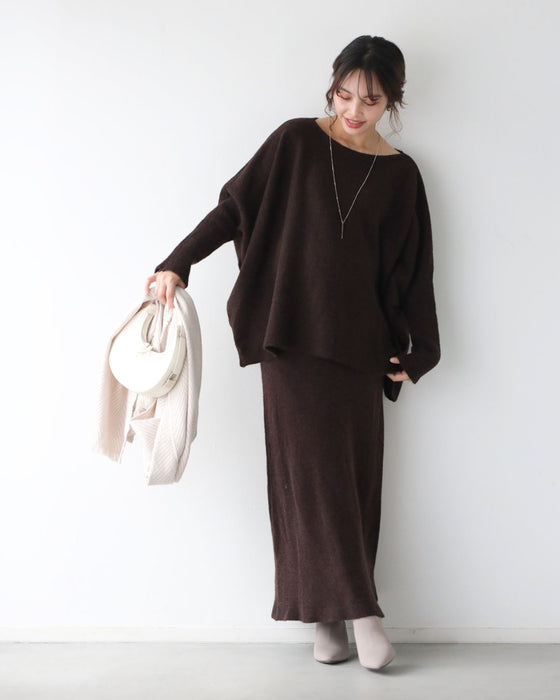 大人セットアップ ゆるキレイ見え