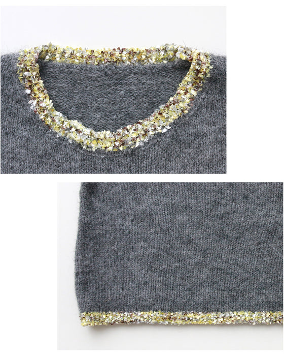 フリンジ配色で ひとくせお洒落