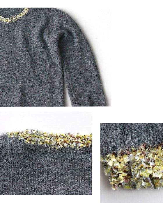 フリンジ配色で ひとくせお洒落