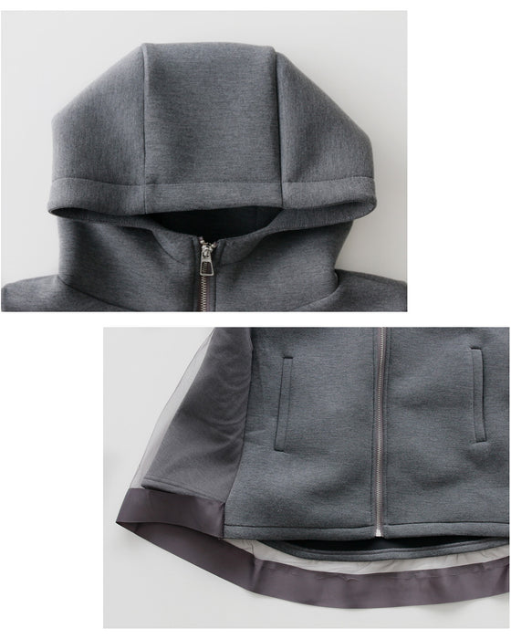 一足しお洒落 甘め × 大人バックチュールベスト