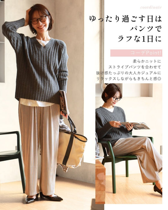 女性らしさアップ 着るだけキレイめ