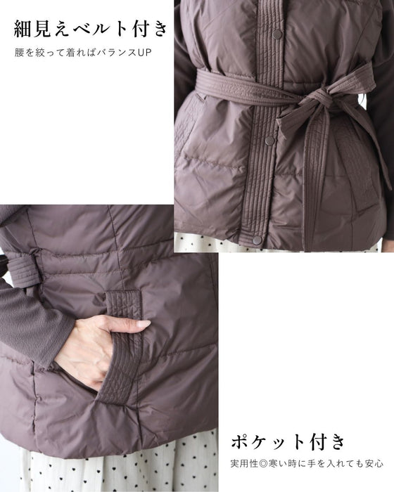 立体フードベスト 小顔に見せる