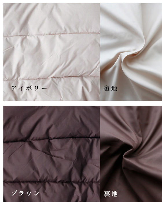 立体フードベスト 小顔に見せる