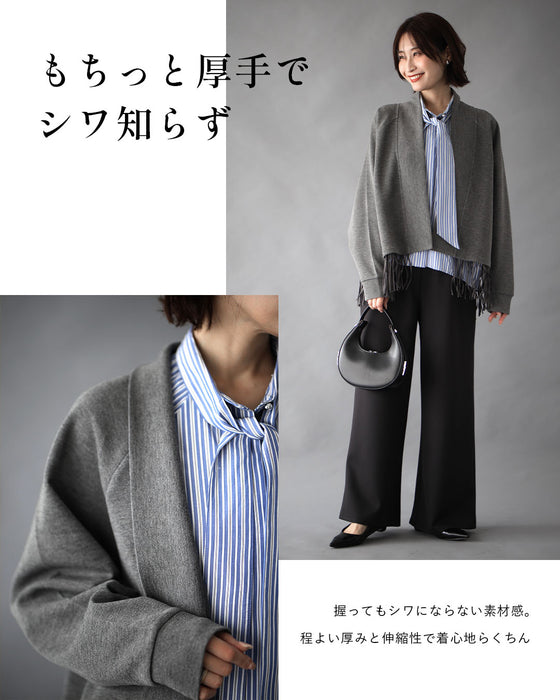 さっと羽織れる 着るストールカーデ