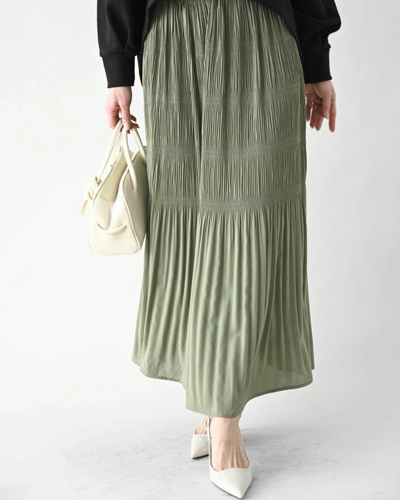 ヘビロテ決定！気分軽やかにプリーツスカート