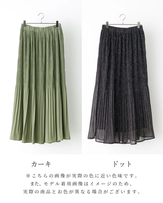 ヘビロテ決定！気分軽やかにプリーツスカート