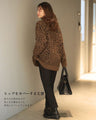 アラフォーのしっくり レオパードゆるニット