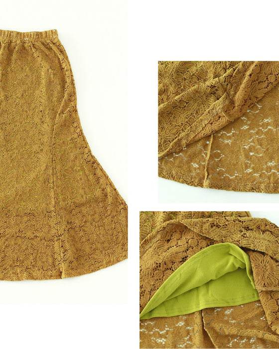 コーデを格上げするベロアレース