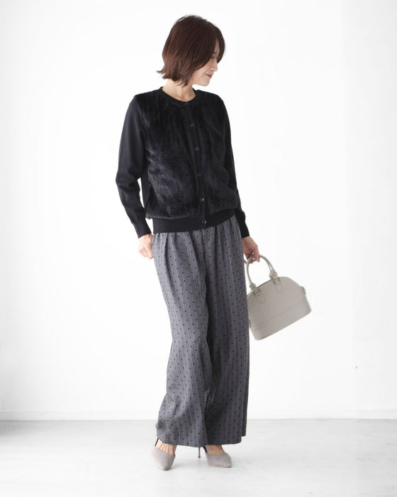 ハート柄ストライプ　大人の遊びパンツ