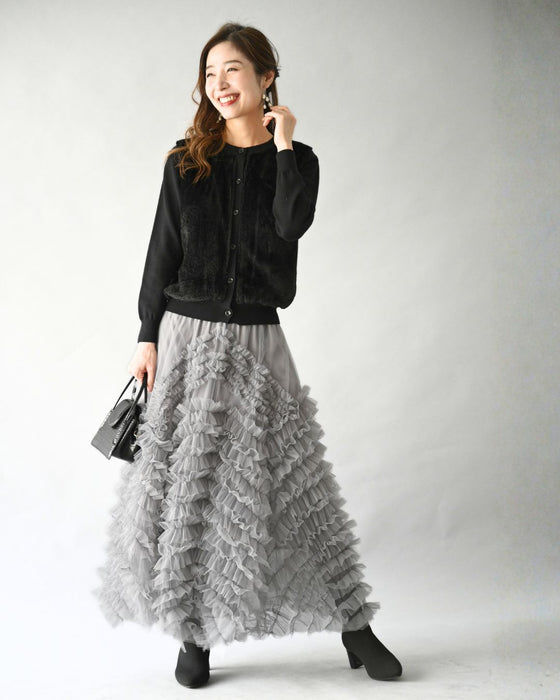 大人の綺麗フリル 華映え休日に