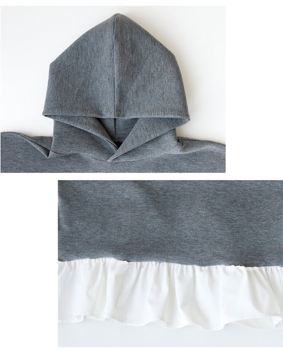 １枚で完成！大人カワイイの定番ドッキングスエット