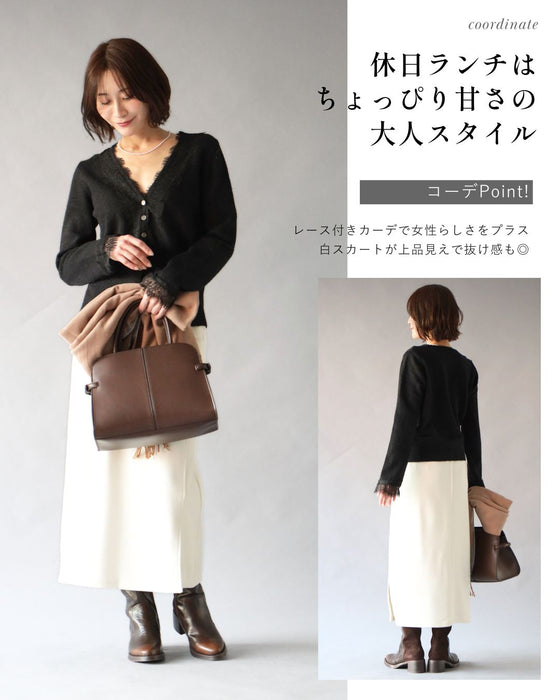 オフィスも外出も全部これ一着裏起毛スカート