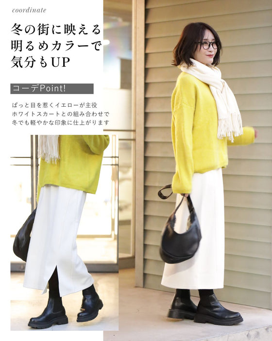 オフィスも外出も全部これ一着裏起毛スカート