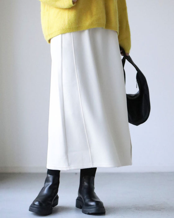 オフィスも外出も全部これ一着裏起毛スカート