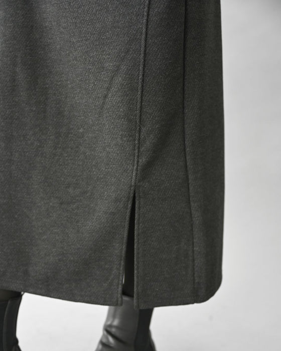 オフィスも外出も全部これ一着裏起毛スカート