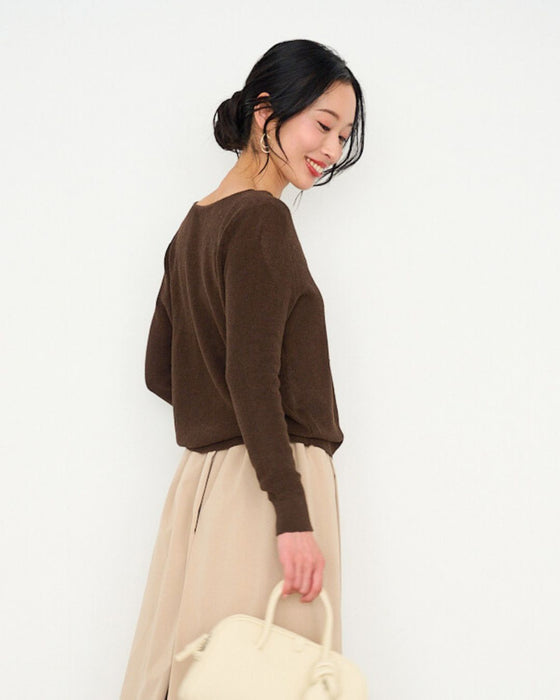 重ね着風 自然に 美しく 大人キャミニット