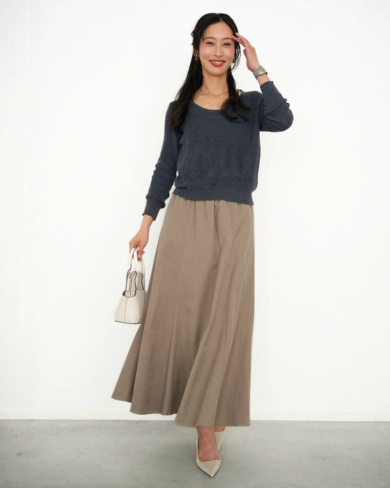 重ね着風 自然に 美しく 大人キャミニット