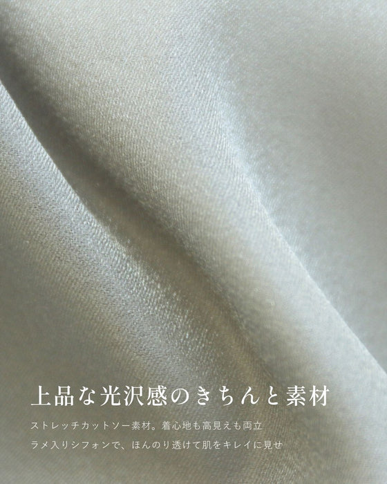 シフォンボウタイ 目を惹く 式典ブラウス