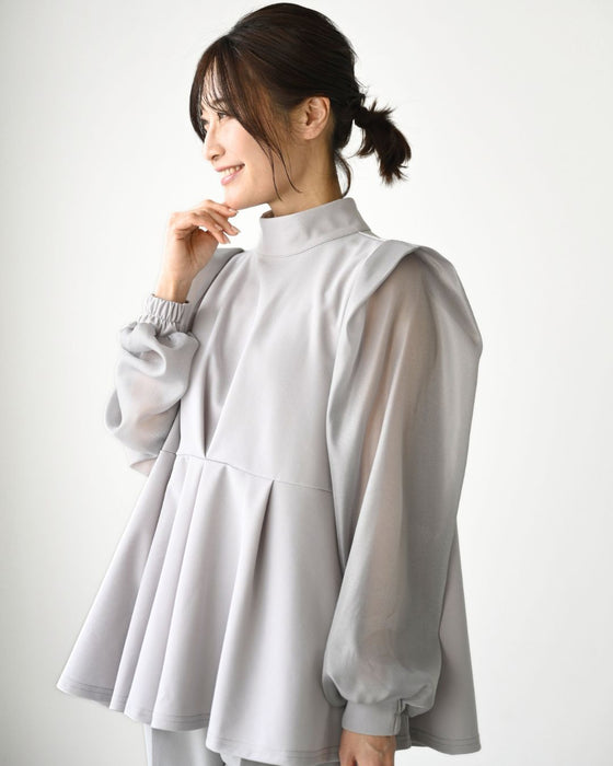 シフォンボウタイ 目を惹く 式典ブラウス