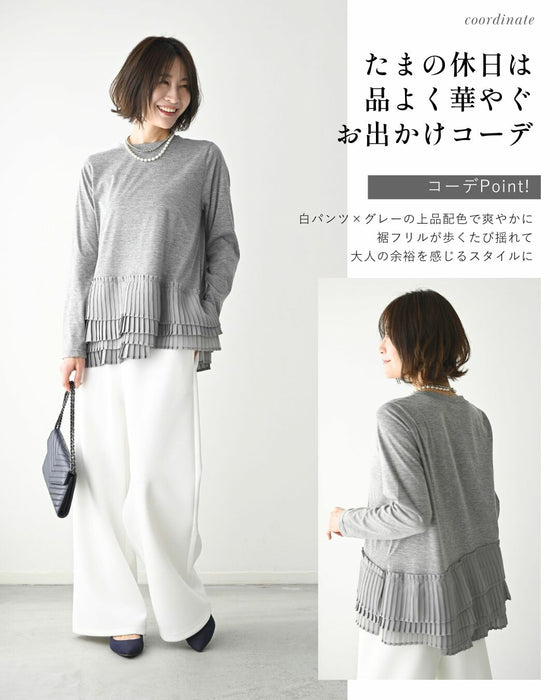 2way着回し！雰囲気上がる裾フリルロンT