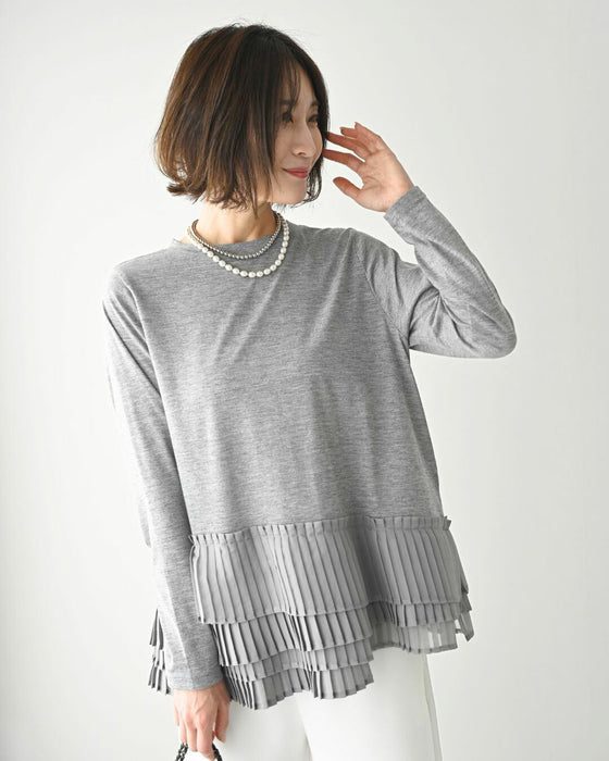 2way着回し！雰囲気上がる裾フリルロンT