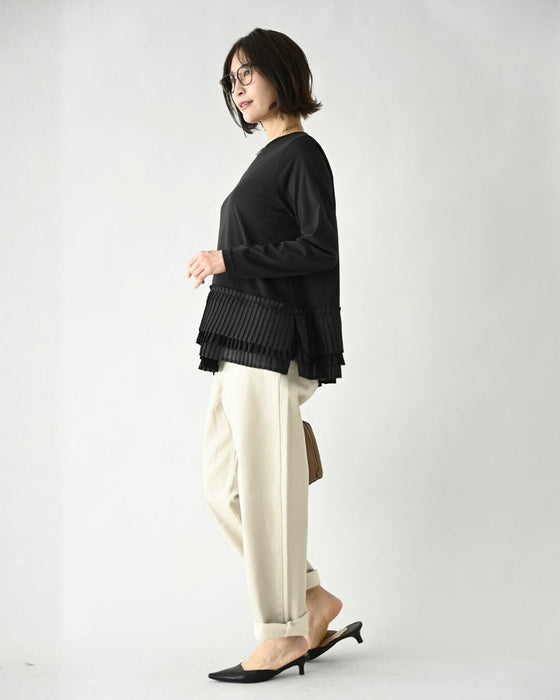 2way着回し！雰囲気上がる裾フリルロンT