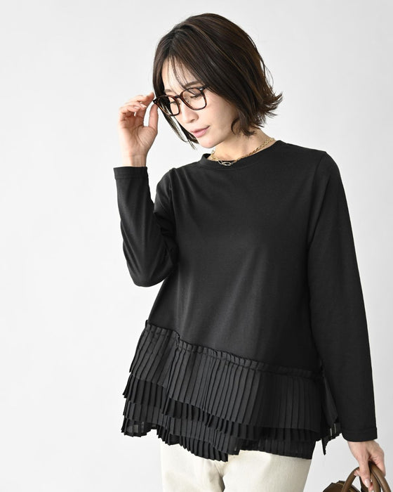 2way着回し！雰囲気上がる裾フリルロンT