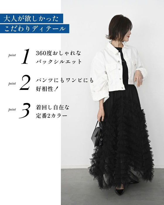 さっと羽織ると 大人の こなれ感 デニムジャケット