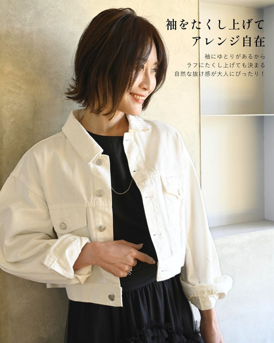 さっと羽織ると 大人の こなれ感 デニムジャケット