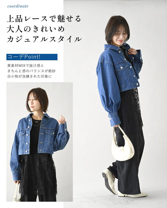 さっと羽織ると 大人の こなれ感 デニムジャケット