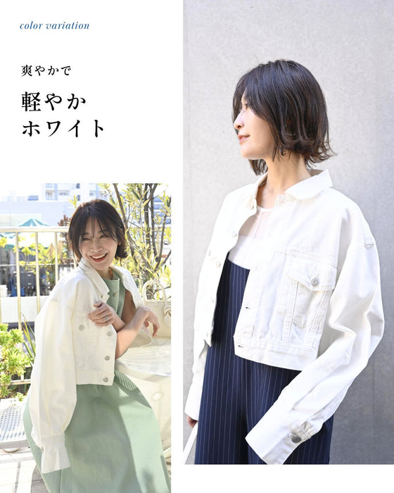 さっと羽織ると 大人の こなれ感 デニムジャケット