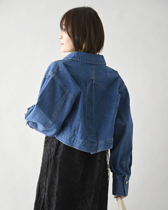 さっと羽織ると 大人の こなれ感 デニムジャケット