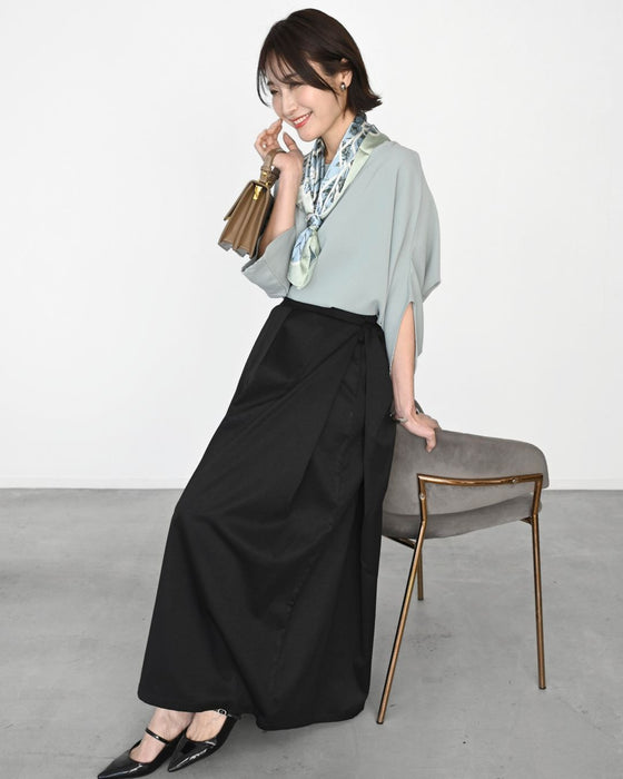 足をキレイ見せ 折り紙 ワイド