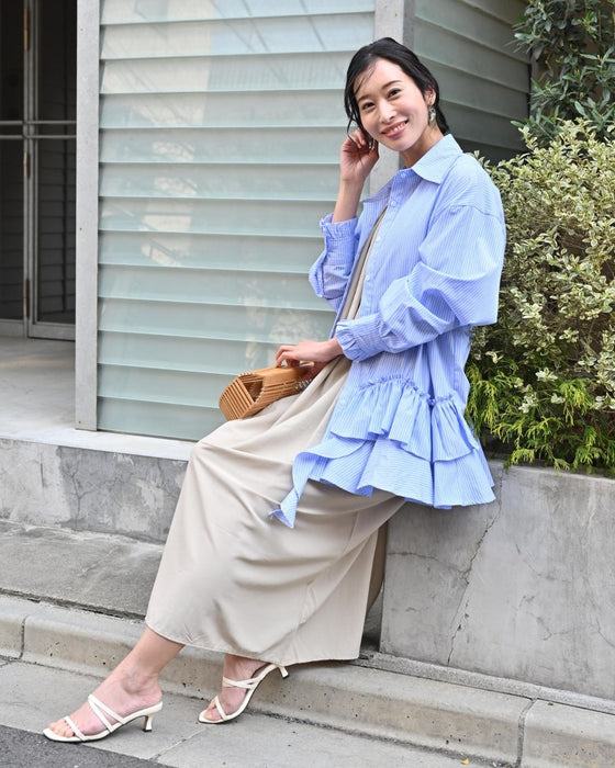 甘すぎない 大人の 華やか ブラウス