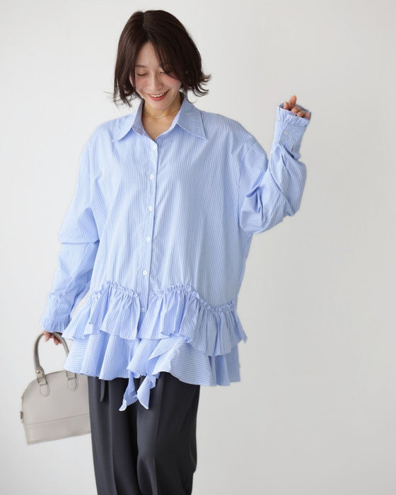 甘すぎない 大人の 華やか ブラウス