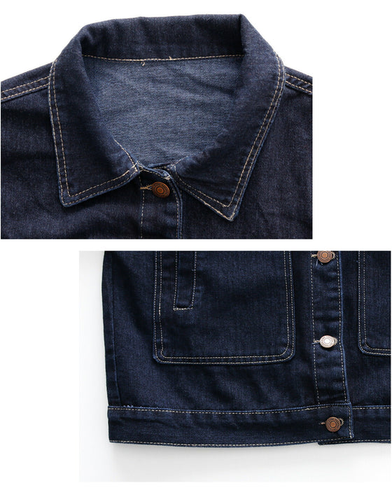 きれいめ対応 女っぽ デニム 羽織り名品