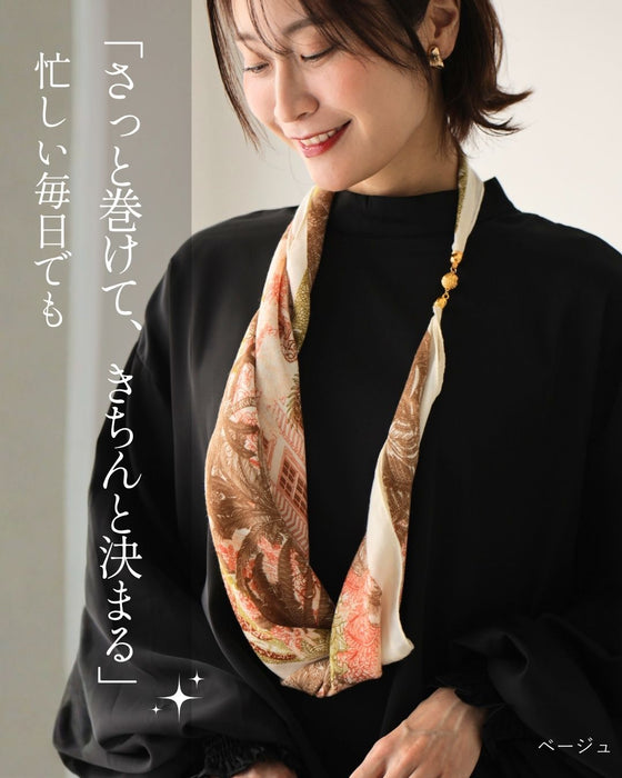 コーデが優しく花やぐ磁石付ストール – ONE PEACE ONLINE
