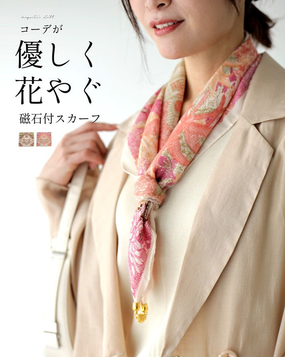 コーデが優しく花やぐ磁石付ストール – ONE PEACE ONLINE