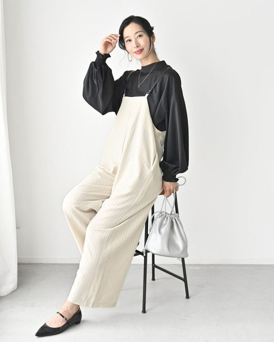 休日やお仕事に！2way袖 華やか服