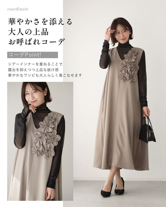 さり気なシアーで 肌隠し インナー