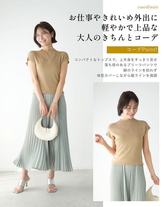 着回し上手な さらっと トップス サマーニット