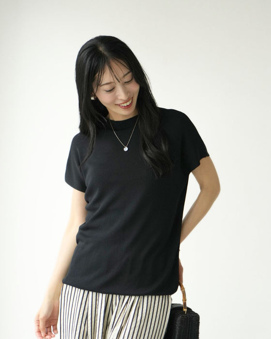 着回し上手な さらっと トップス サマーニット