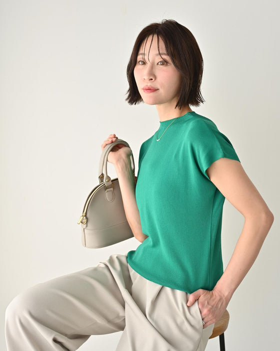 着回し上手な さらっと トップス サマーニット