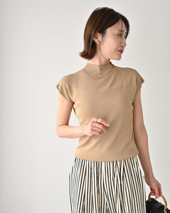 着回し上手な さらっと トップス サマーニット