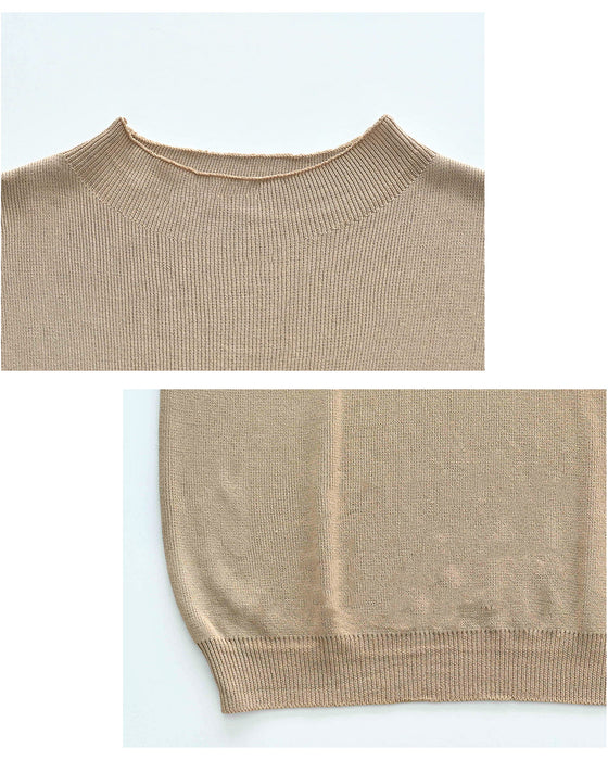 着回し上手な さらっと トップス サマーニット