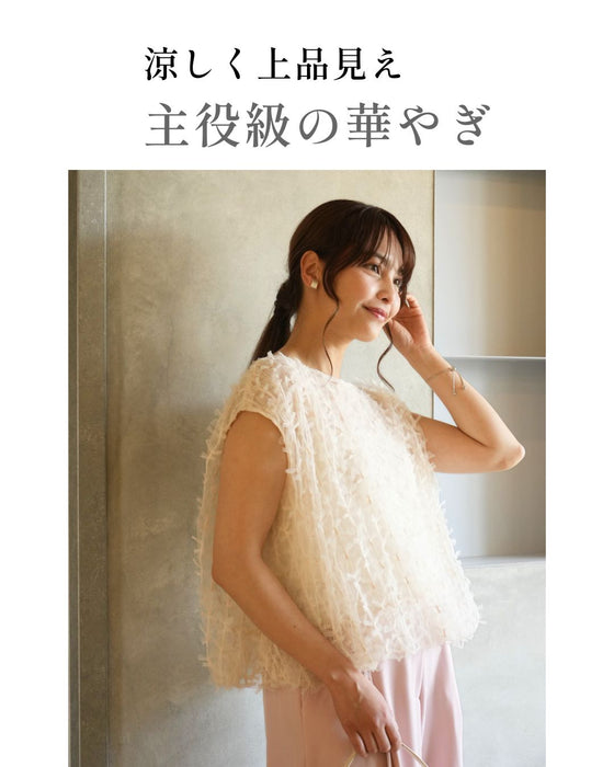 夏に活躍！大人のノースリシアートップス
