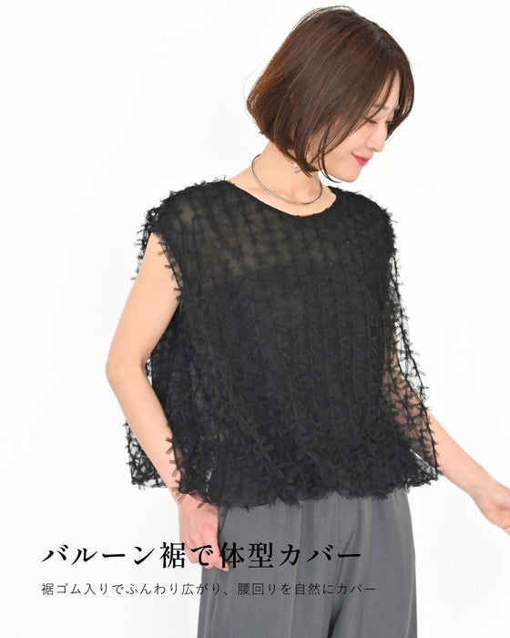 夏に活躍！大人のノースリシアートップス